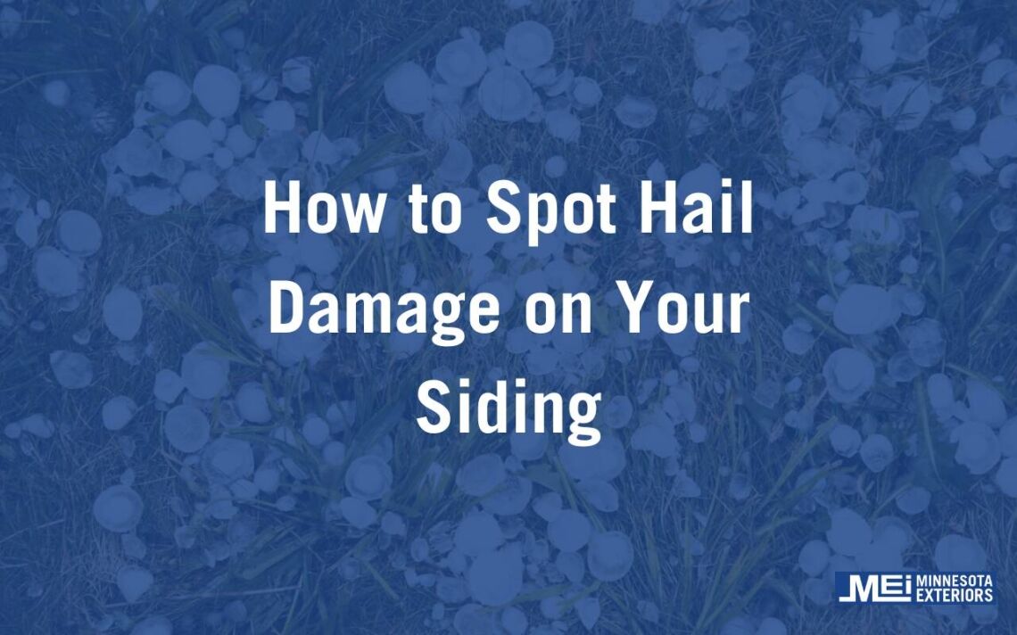 Hail Damage Siding